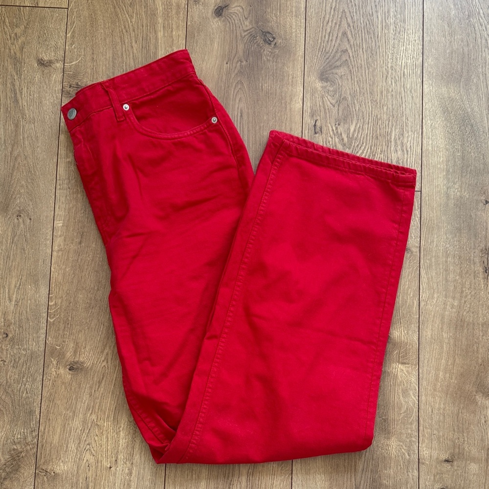 Zara Bold Scarlet Trousers
